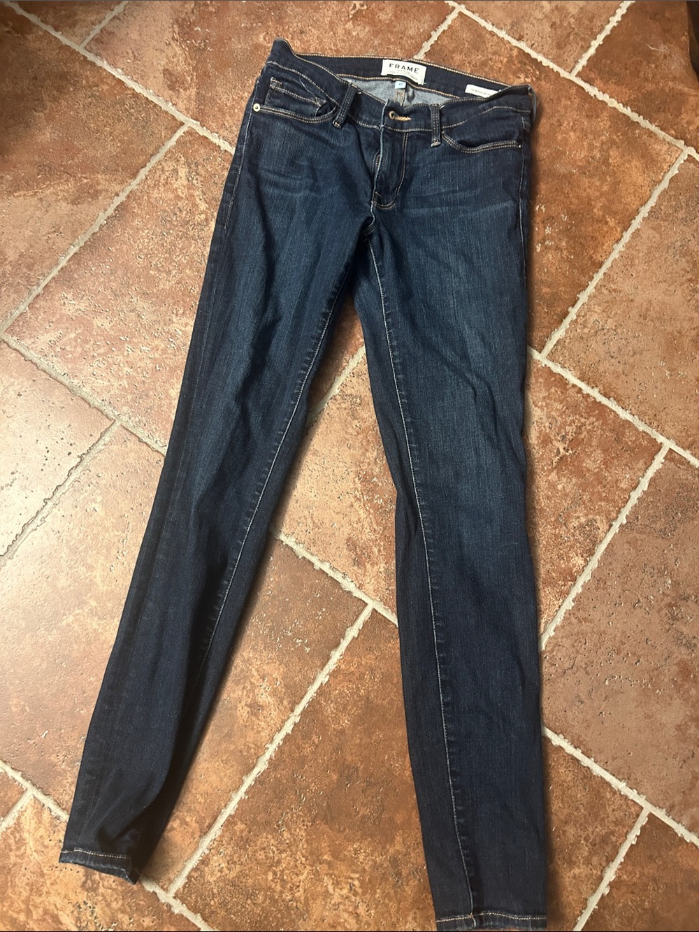 Frame Denim Le Skinny Dark Indigo Women's Jeans